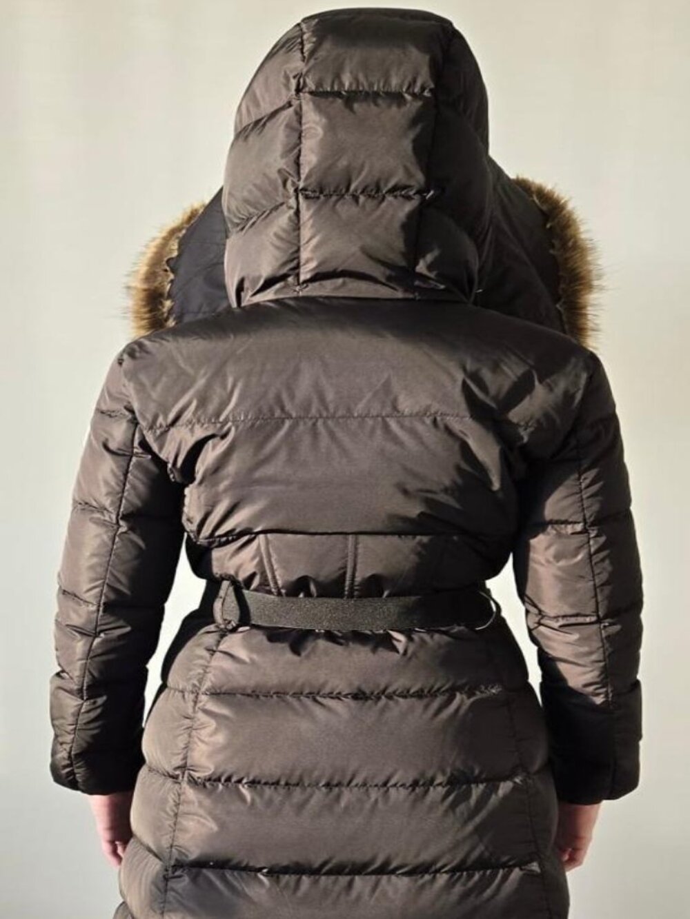 Moncler Boucage Long Down Jacket size 0, color black - Picture 6 of 6